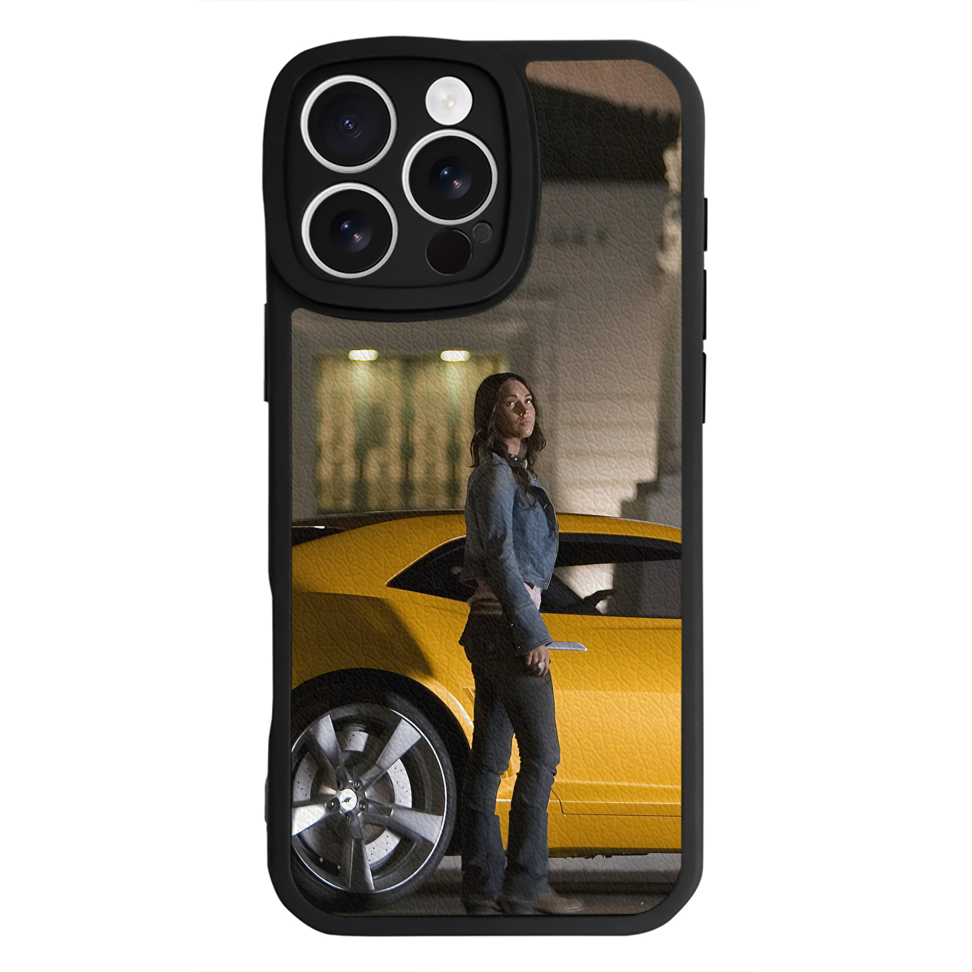 （画像用） Transformers トランスフォーマー 【iPhone 16シリーズ対応】シリコンスマホケース（レザー調） 材質：シリコン